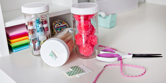 จัดระเบียบด้วยขวดโหล